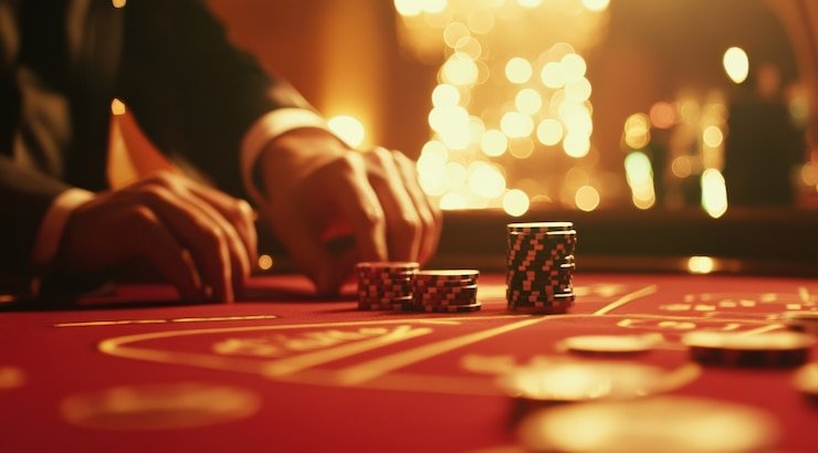 Studio live-dealer prediksi taiwan dengan kamera multi-sudut dan meja profesional